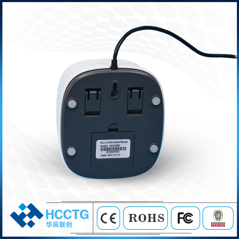 HCCTG Lecteur de cartes EMV IC et NFC et numérisation de code QR HCC3300