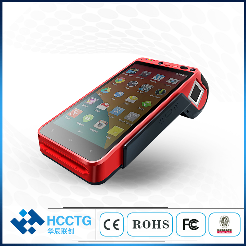 HCC EMV Quad-Core CPU Android 7.0 Machine de point de vente portable HCC-Z100