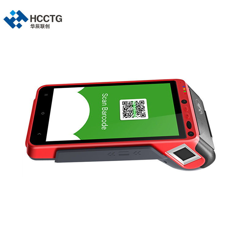 EMV PCI portable tout en un Android 7.0 POS Machine HCC-Z100