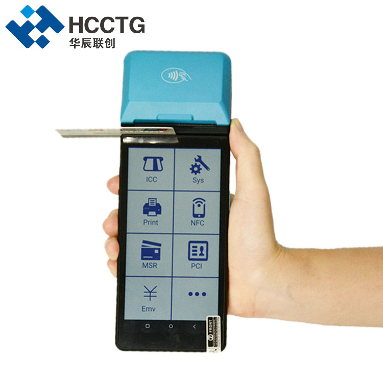 HCCTG GMS Android 11.0 EMV tout-en-un système de paiement mobile POS Machine Z500