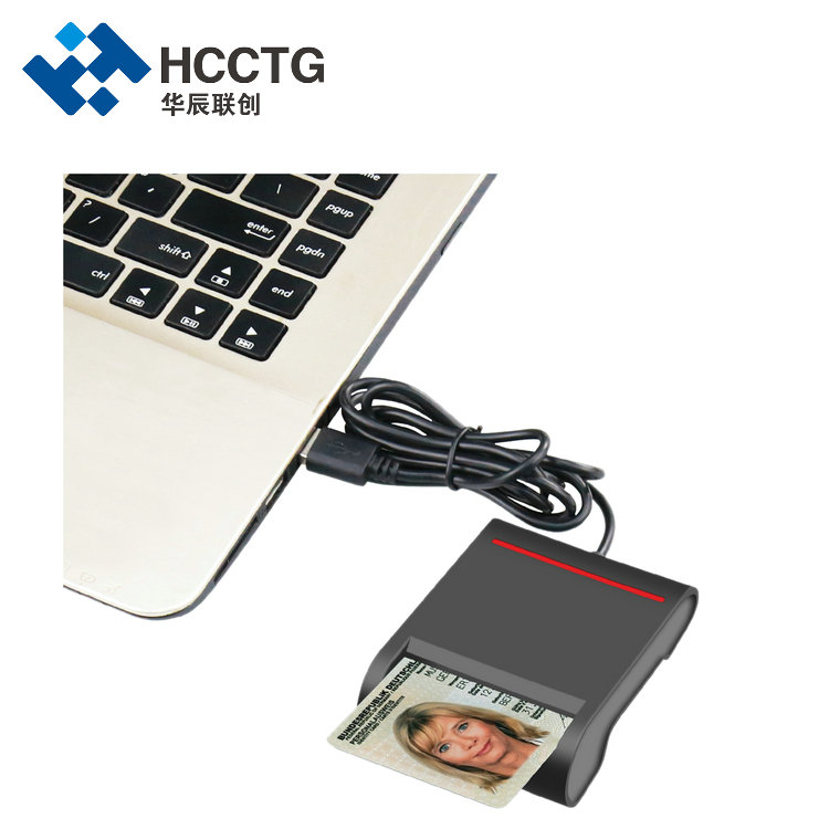 Lecteur de carte à puce de contact HCC EMV L1 USB ISO7816 DCR30