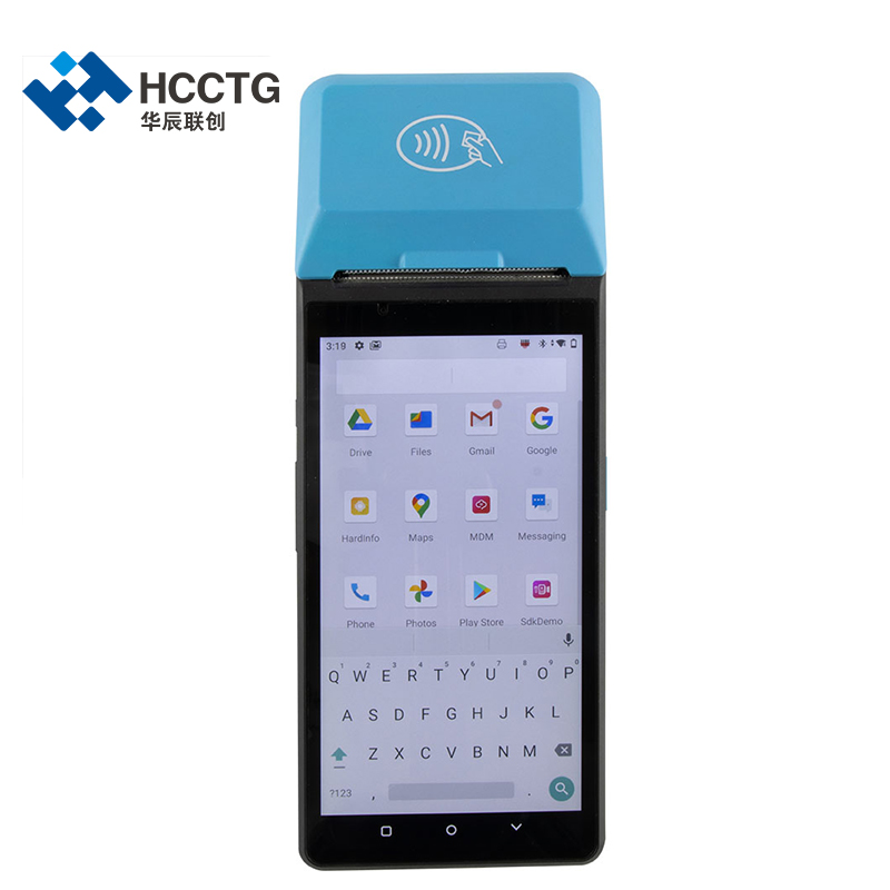 HCCTG NFC GPS SDK gratuit Android 10.0 portable tout-en-un POS Machine Z300