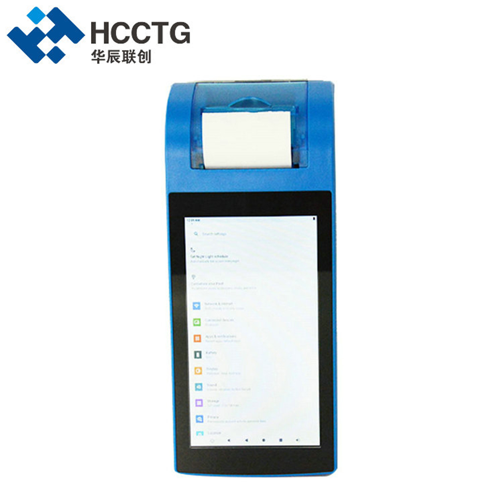 HCCTG Terminal de point de vente mobile 4G Bluetooth Android 10 avec lecture de codes-barres Z130