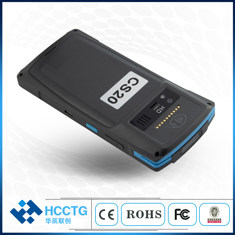 Machine intelligente de point de vente 4G Android 10.0 MSR + IC + NFC HCC-CS20