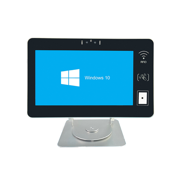 HCCTG Terminal de point de vente tout-en-un intelligent avec empreintes digitales NFC, Windows10, 13,3 pouces, ER800-W