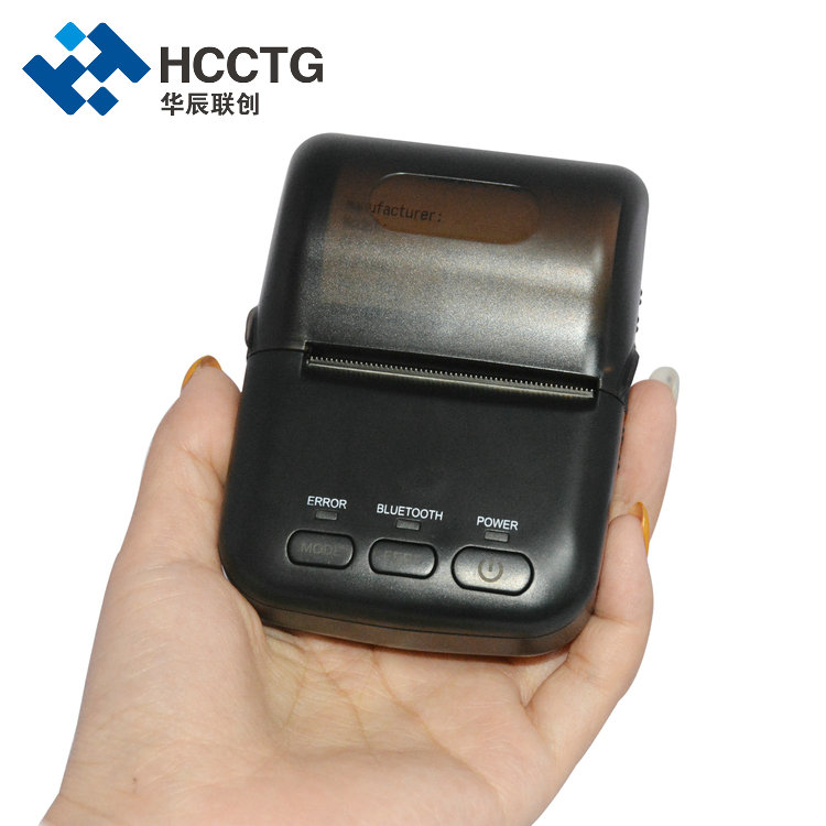 HCCTG Imprimante thermique de reçus mobiles Windows Android USB/RS232/Bluetooth 58 mm HCC-T12