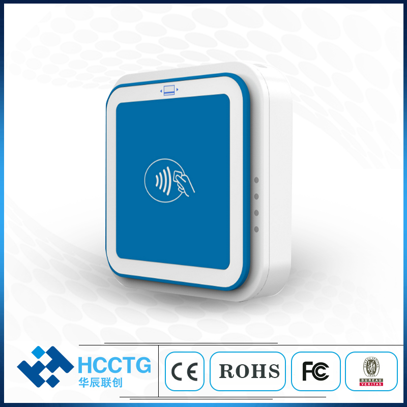 Lecteur de carte magnétique HCC Bluetooth IC&NFC MPOS pour Android/IOS I9