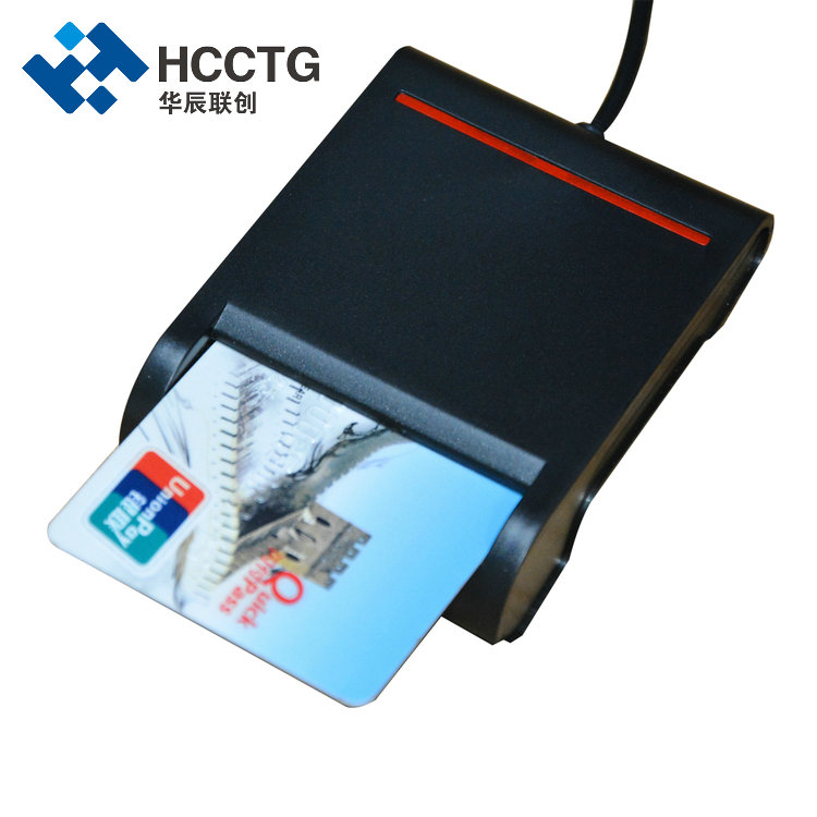 Lecteur de carte à puce de contact HCC EMV L1 USB ISO7816 DCR30