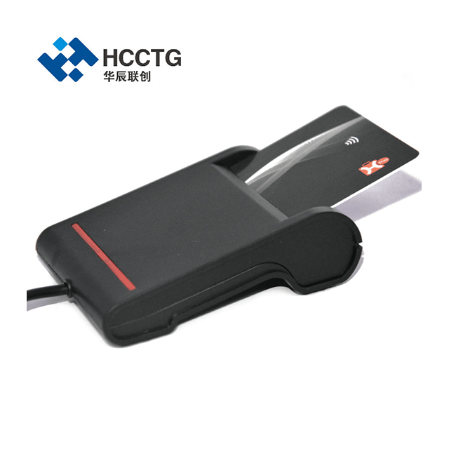 HCCTG Lecteur de carte à puce à contact EMV L1 USB ISO7816 DCR30