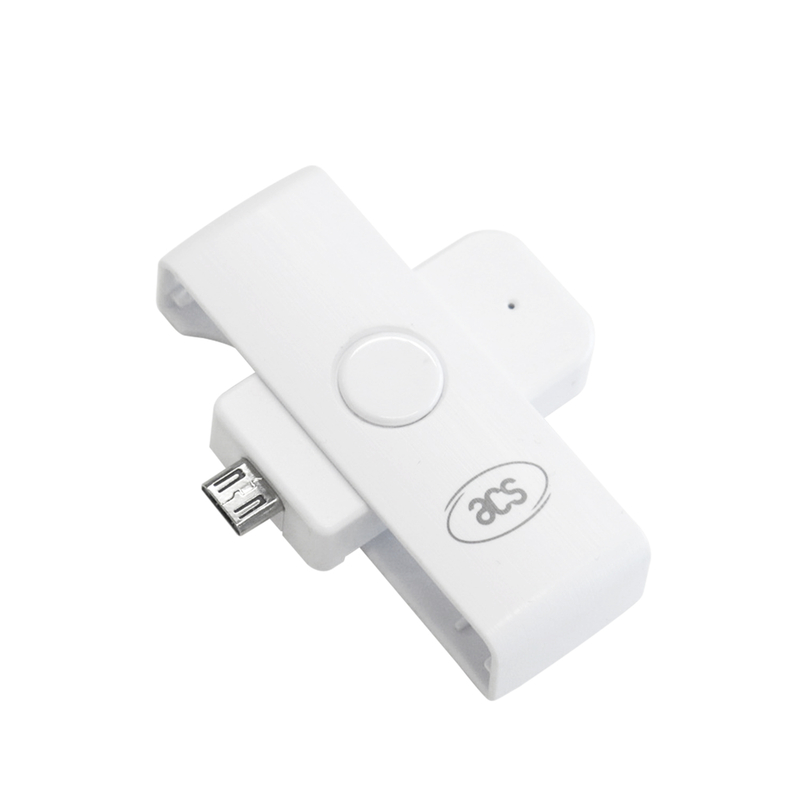 Meilleur lecteur de carte à puce Micro USB ACS Contact pour E-Banking ACR39U-ND