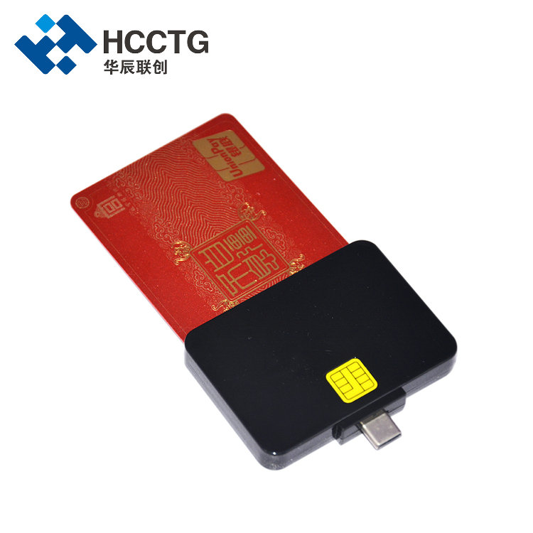 Lecteur de carte à puce de contact ISO7816 EMV USB type C DCR32