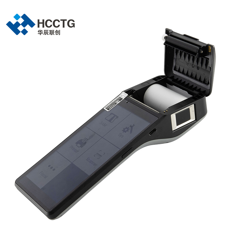 HCCTG Machine de point de vente portable GPS Android 10.0 avec lecteur de carte NFC Z300