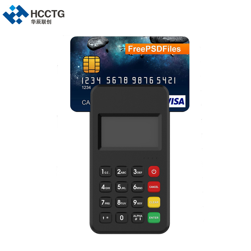 HCCTG Lecteur de carte Bluetooth+WiFi Machine de paiement mobile MPOS M6 PLUS