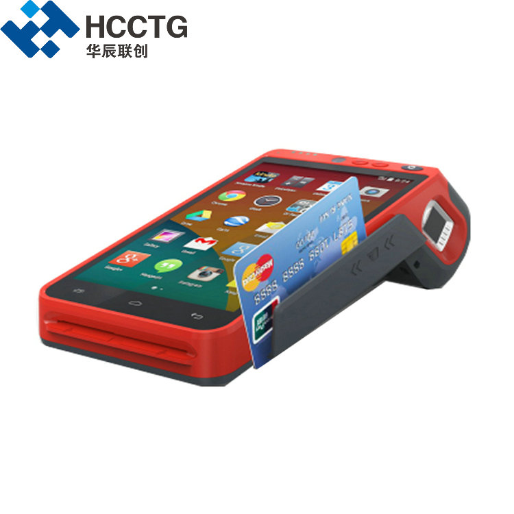 HCCTG Terminal de point de vente portable EMV Android 7.0 pour le paiement MasterCard HCC-Z100