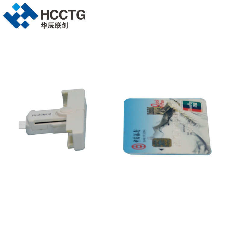 Lecteur de carte à puce à contact de poche HCC ISO/IEC 7816 EMV DCR38-UM