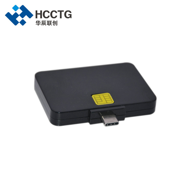 Lecteur de carte à puce de contact ISO7816 EMV USB type C DCR32