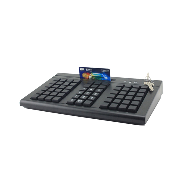 Clavier Programmable POS 66 touches, Interface USB PS/2 avec MSR KB66M 