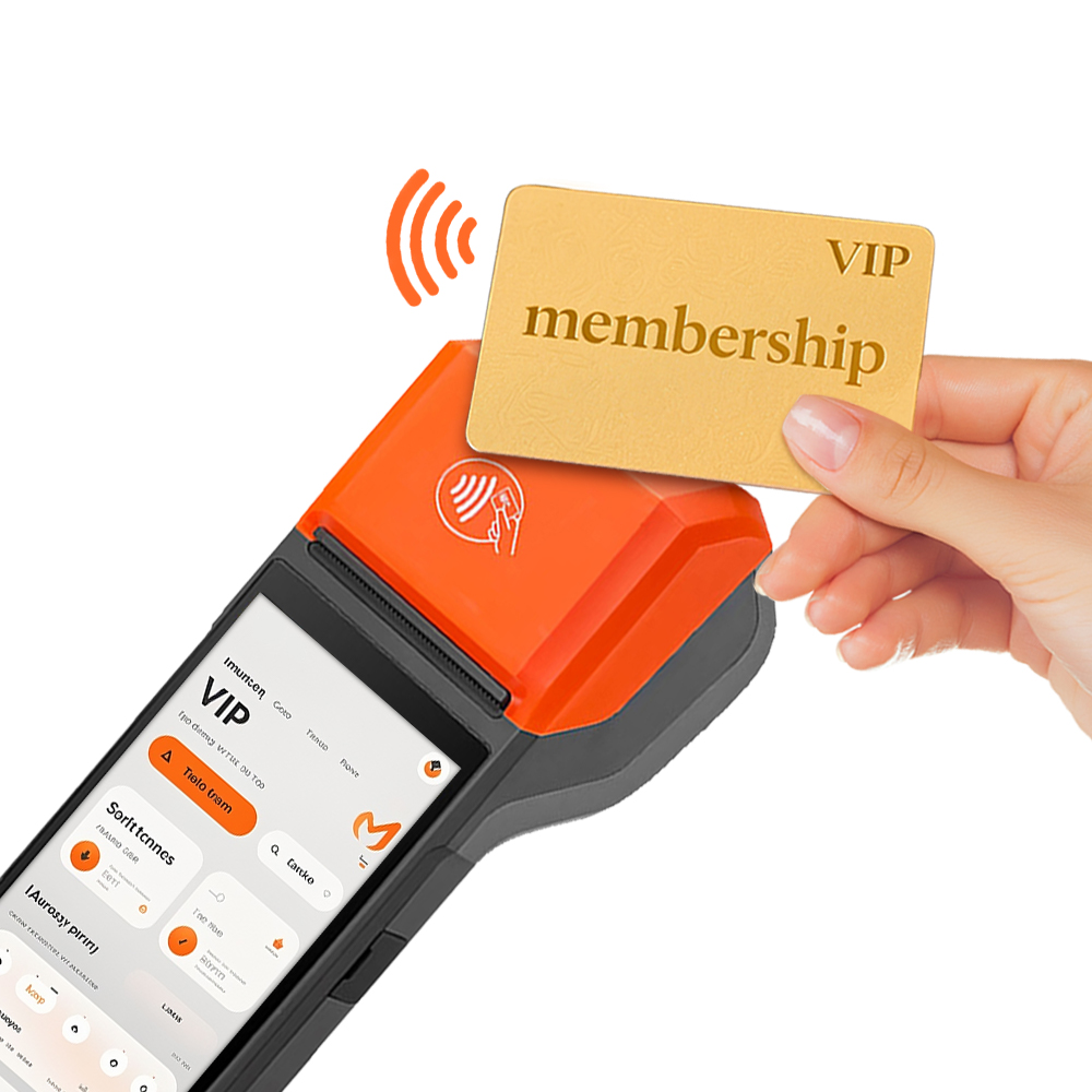 HCCTG NFC GPS 4G Android 14 Terminal mobile intelligent avec imprimante 58 mm R330 Plus