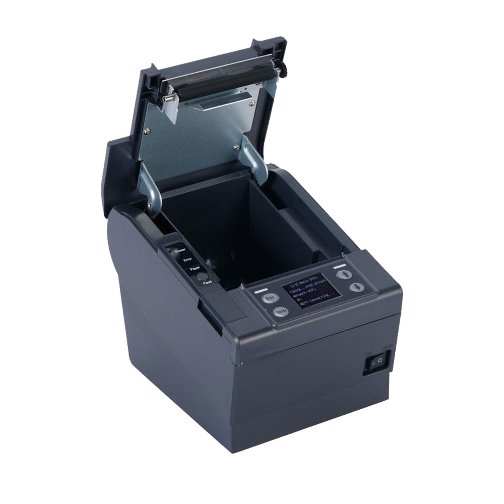 Imprimante cloud de reçus thermiques USB/ LAN/ Bluetooth/ WIFI 3 pouces avec serveur DHCP HCC-POS830