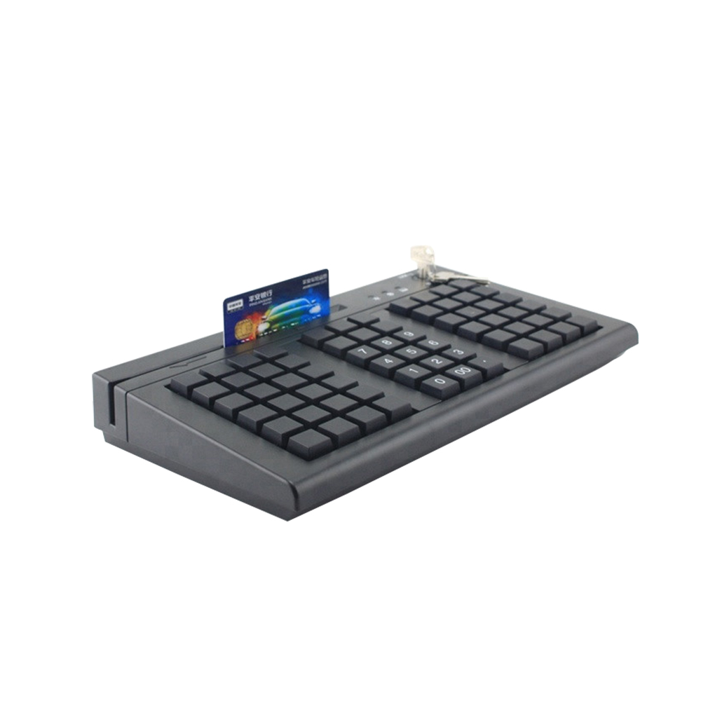 Clavier Programmable POS 66 touches, Interface USB PS/2 avec MSR KB66M 