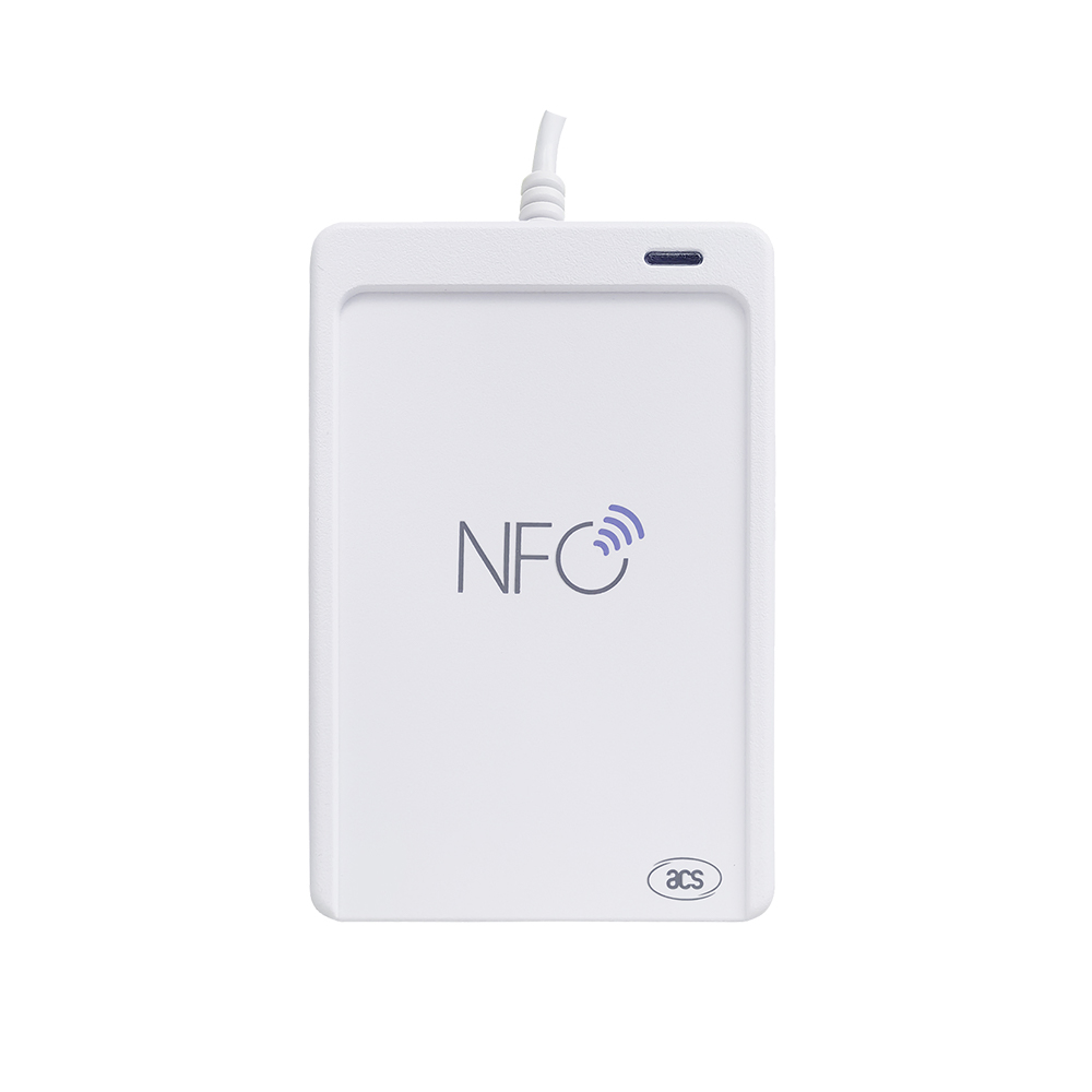 Lecteur d'étiquettes USB 13,56 MHz ISO 14443 MIFARE NFC pour le contrôle d'accès ACR1552U-M1