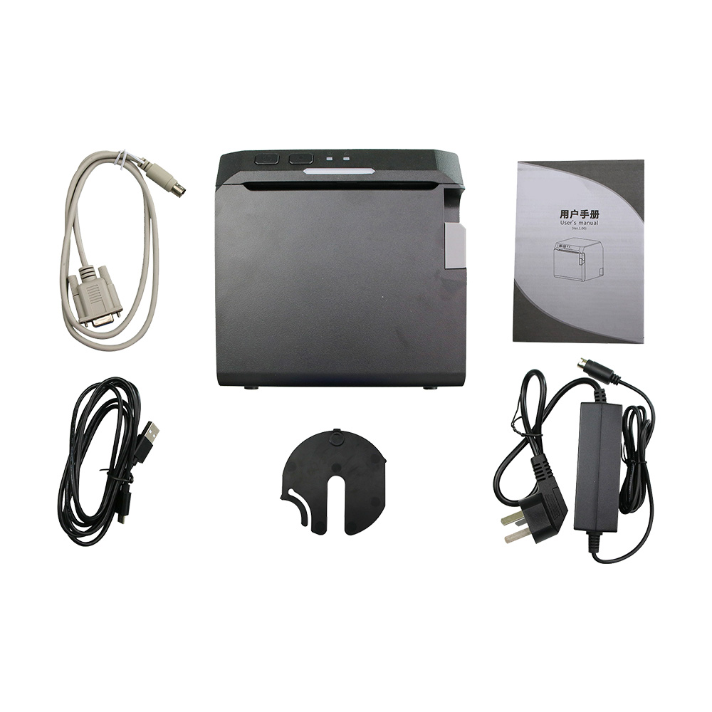 Imprimante thermique sans fil de bureau de 3 pouces avec Bluetooth LAN WIFI USB HCC-POS896