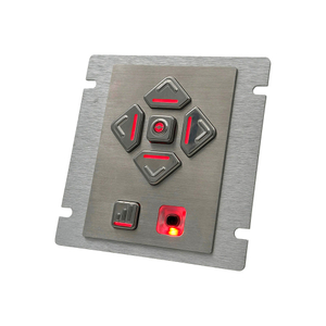 Clavier de Navigation Audio Braille rétroéclairé Programmable à 6 touches ADA DDA pour kiosques de point de vente AKB10