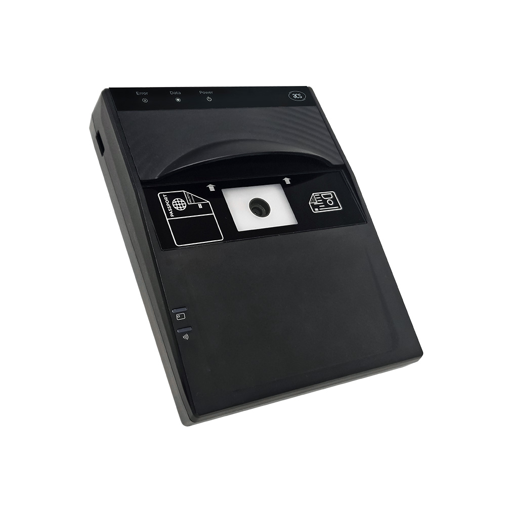 Lecteur de passeport électronique d'une demi-page RFID ID QR OCR MRZ Scanner AIR60U