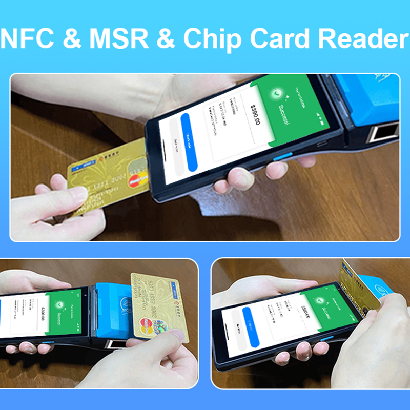 EMV PCI 6 pouces Android 11.0 NFC Bluetooth tout dans un paiement de paiement portable POS Terminal Z500