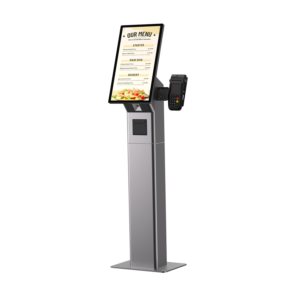 Machine de kiosque de commande automatique d'affichage à cristaux liquides de contact de 21,5 pouces pour le centre commercial HSK-KA21 (HSK-KW21)