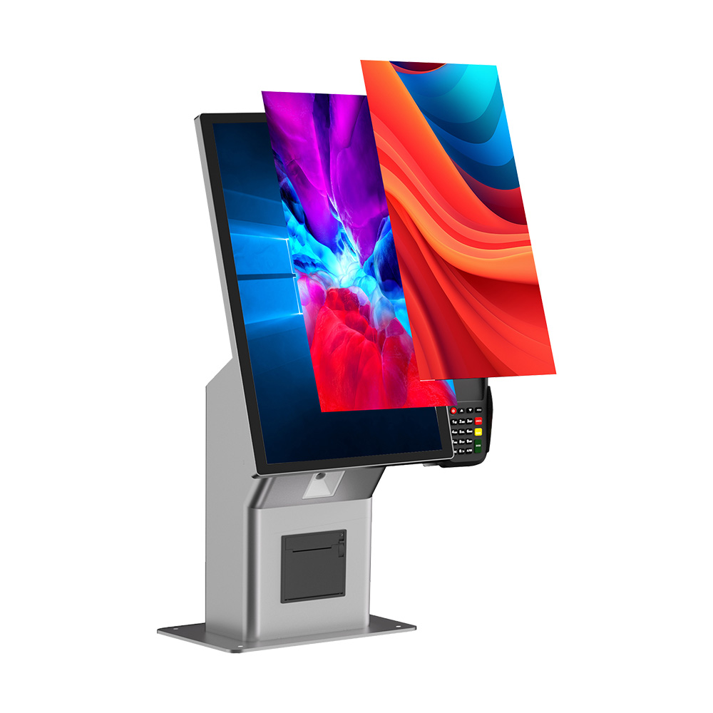 Machine de kiosque de commande automatique d'affichage à cristaux liquides de contact de 21,5 pouces pour le centre commercial HSK-KA21 (HSK-KW21)