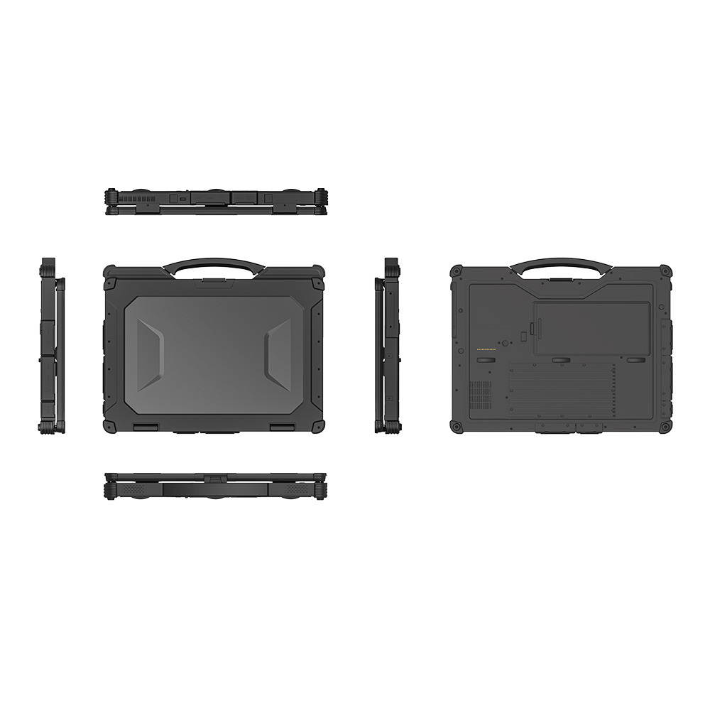 Tablette PC industrielle robuste, ordinateurs portables avec écran LCD de 14 pouces, 32 go + 256 go, Windows 11 OS X14M