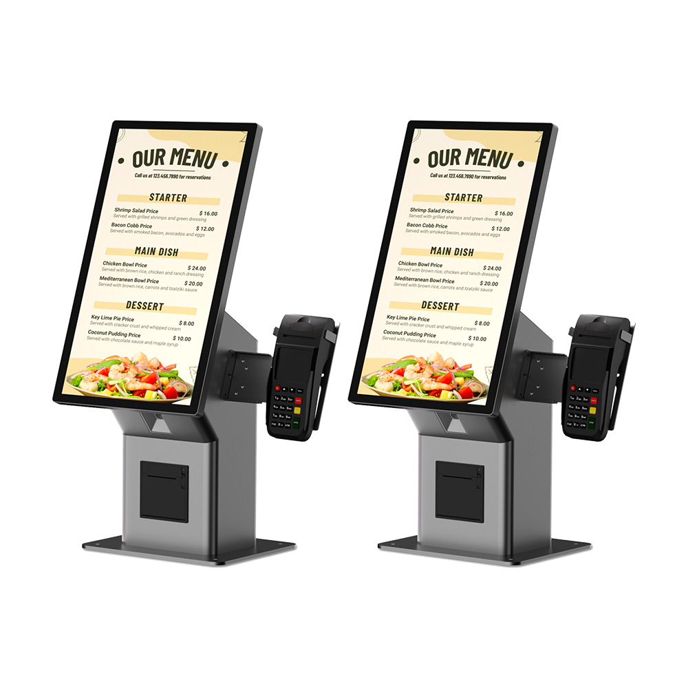 Machine de kiosque de commande automatique d'affichage à cristaux liquides de contact de 21,5 pouces pour le centre commercial HSK-KA21 (HSK-KW21)