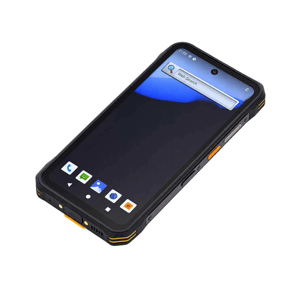 PDA portable robuste H68T, Android 14, avec écran de 6,56 pouces, protection IP68, 4G NFC et lecteur de codes-barres en option