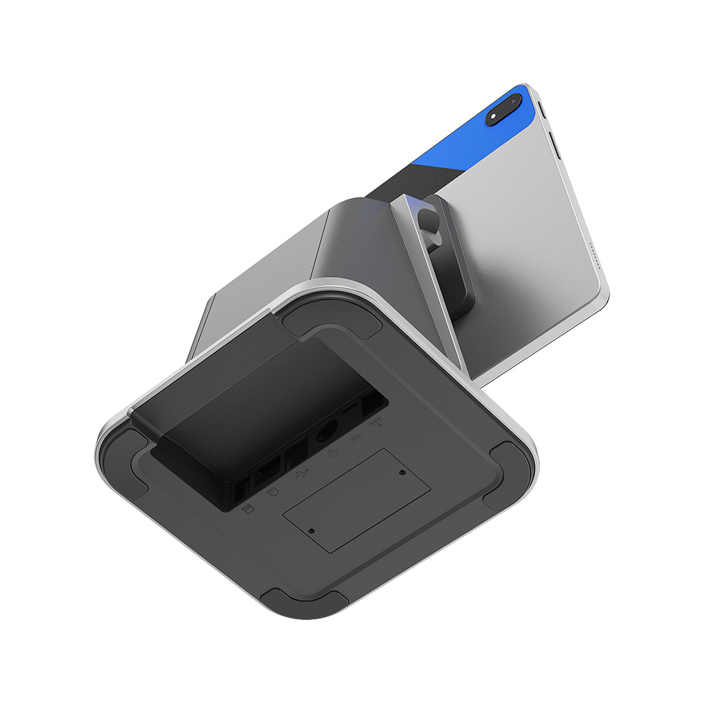 Tablette terminale Android 14 de 10,95 pouces avec base d'imprimante de bureau/80 mm NFC GPS HX-100