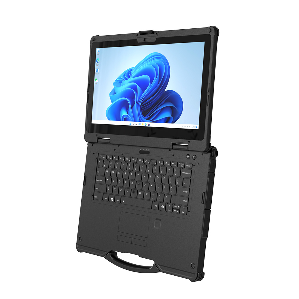 Tablette PC industrielle robuste, ordinateurs portables avec écran LCD de 14 pouces, 32 go + 256 go, Windows 11 OS X14M
