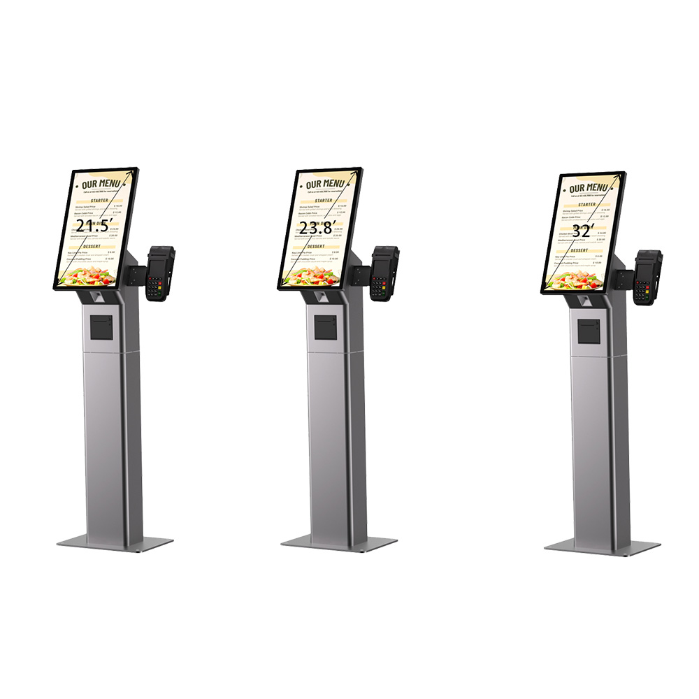 Machine de kiosque de commande automatique d'affichage à cristaux liquides de contact de 21,5 pouces pour le centre commercial HSK-KA21 (HSK-KW21)